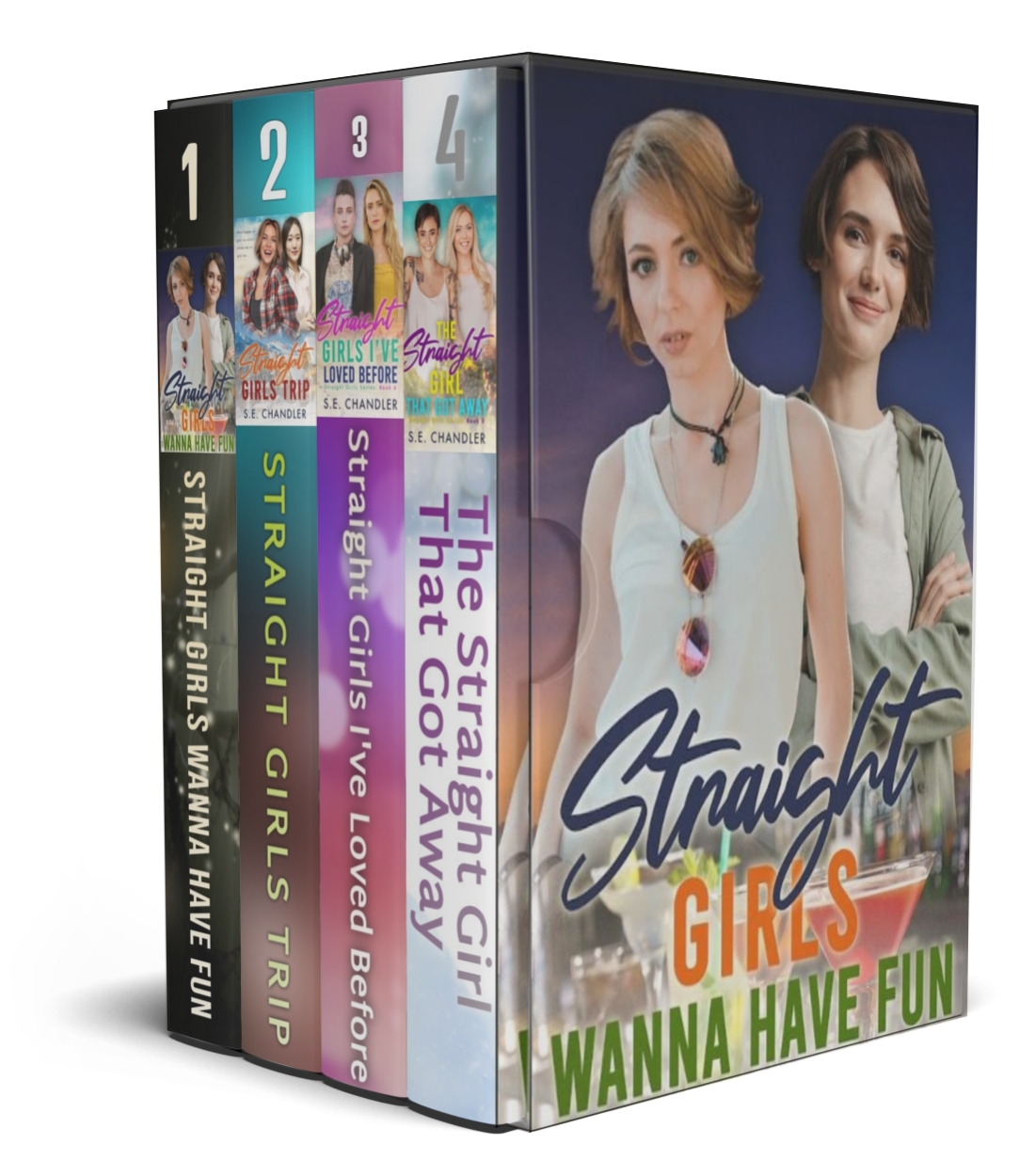 Box set of four books in Straight Girls Series